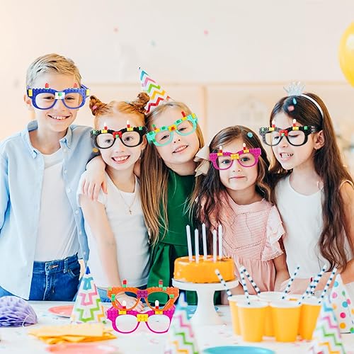 Miniatura 7 de Hxezoc 12 piezas de ladrillos de construcción DIY gafas bloques de construcción juegos para niños Bloque de construcción creativo suministros de