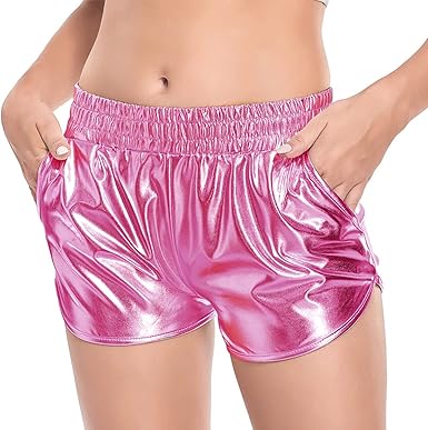 metallic shorts