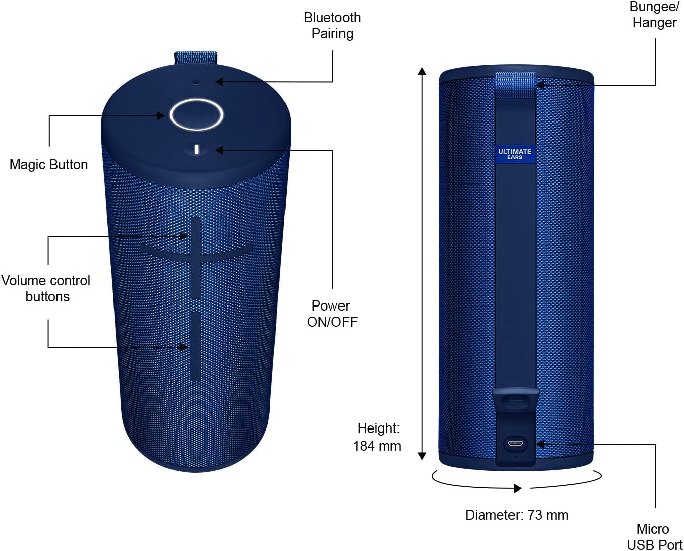 Amazon.com: Ultimate Ears Boom 3 Portable Waterproof