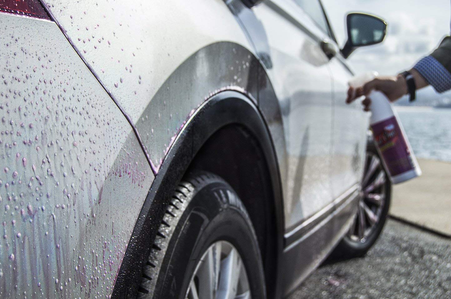 Sisbrill Kit Limpieza y Cuidado Pintura - Descontamina y Elimina Todo Tipo de Suciedad y Contaminación - Brillo más Potente | Kit para limpiar y cuidar la pintura del coche, preparando la superficie para su protección