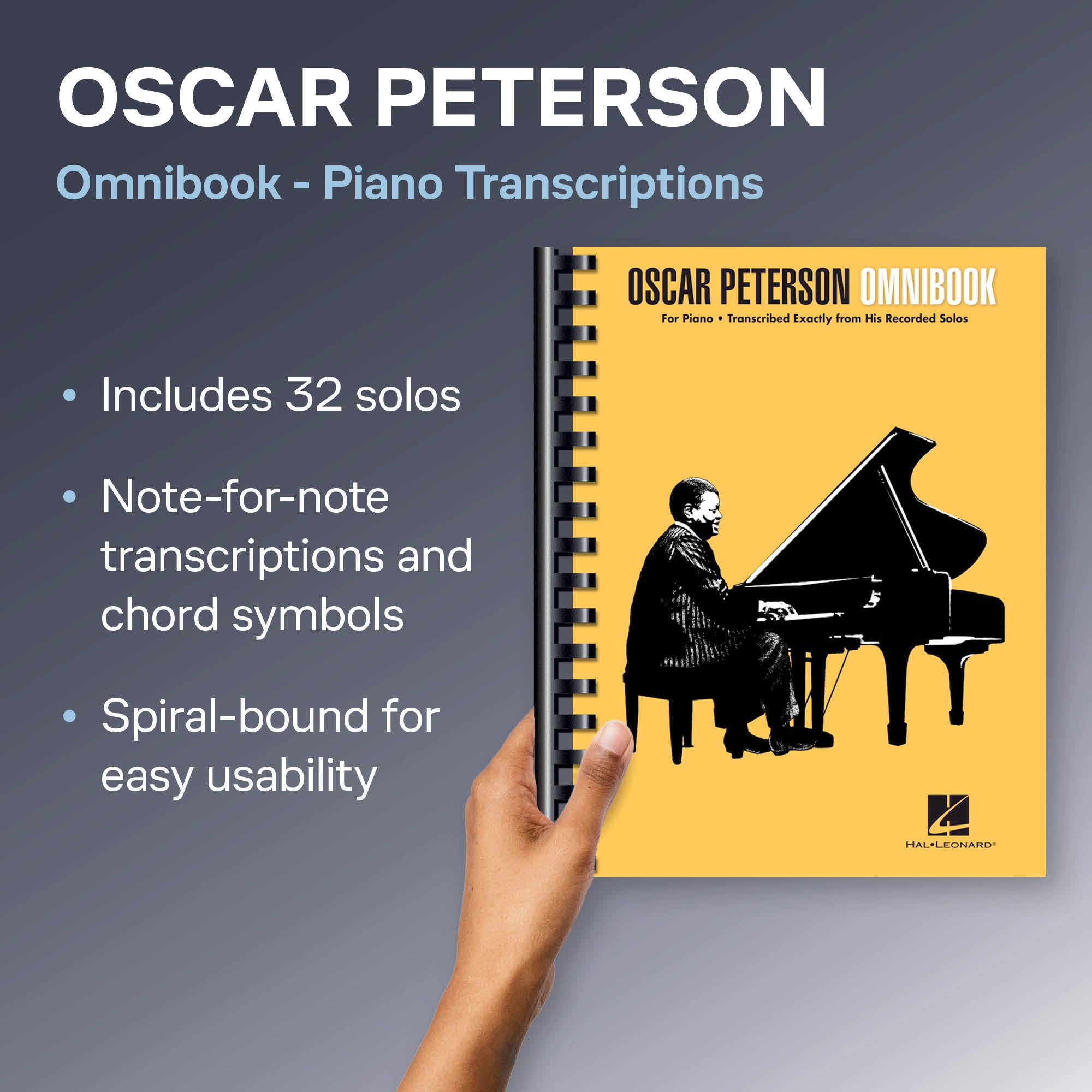 Oscar Peterson: Omnibook: Piano Transcriptions: Songbook für Klavier