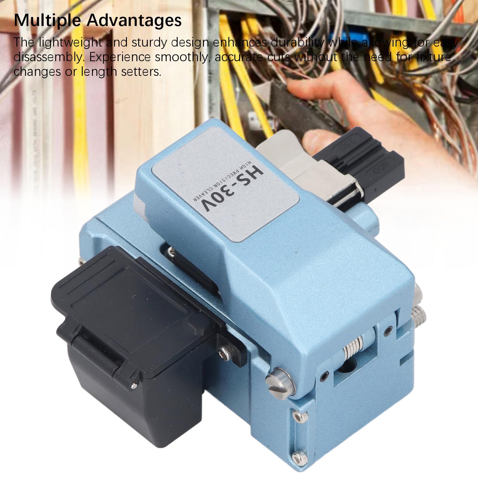 Greensen Cortador de Fibra Óptica Mecánico, 16 Puntos de Corte, Ideal para Instalaciones FTTH y Redes de Telecomunicaciones, Diseño Robusto para Uso Profesional Repetido