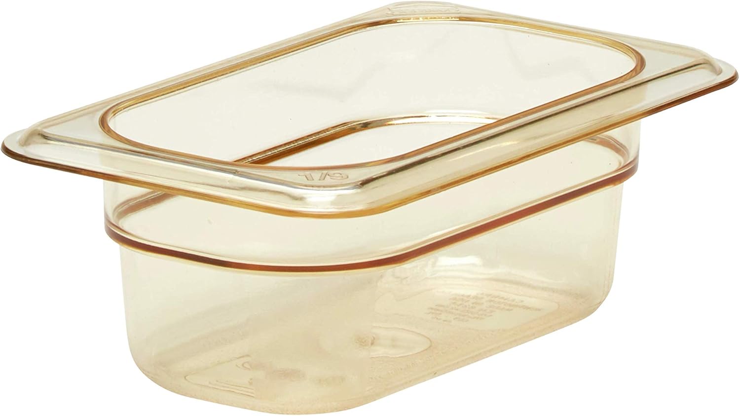 Cambro 92HP150 Food Pan 1/9 X 2" H-Pan Amber Case of 6
