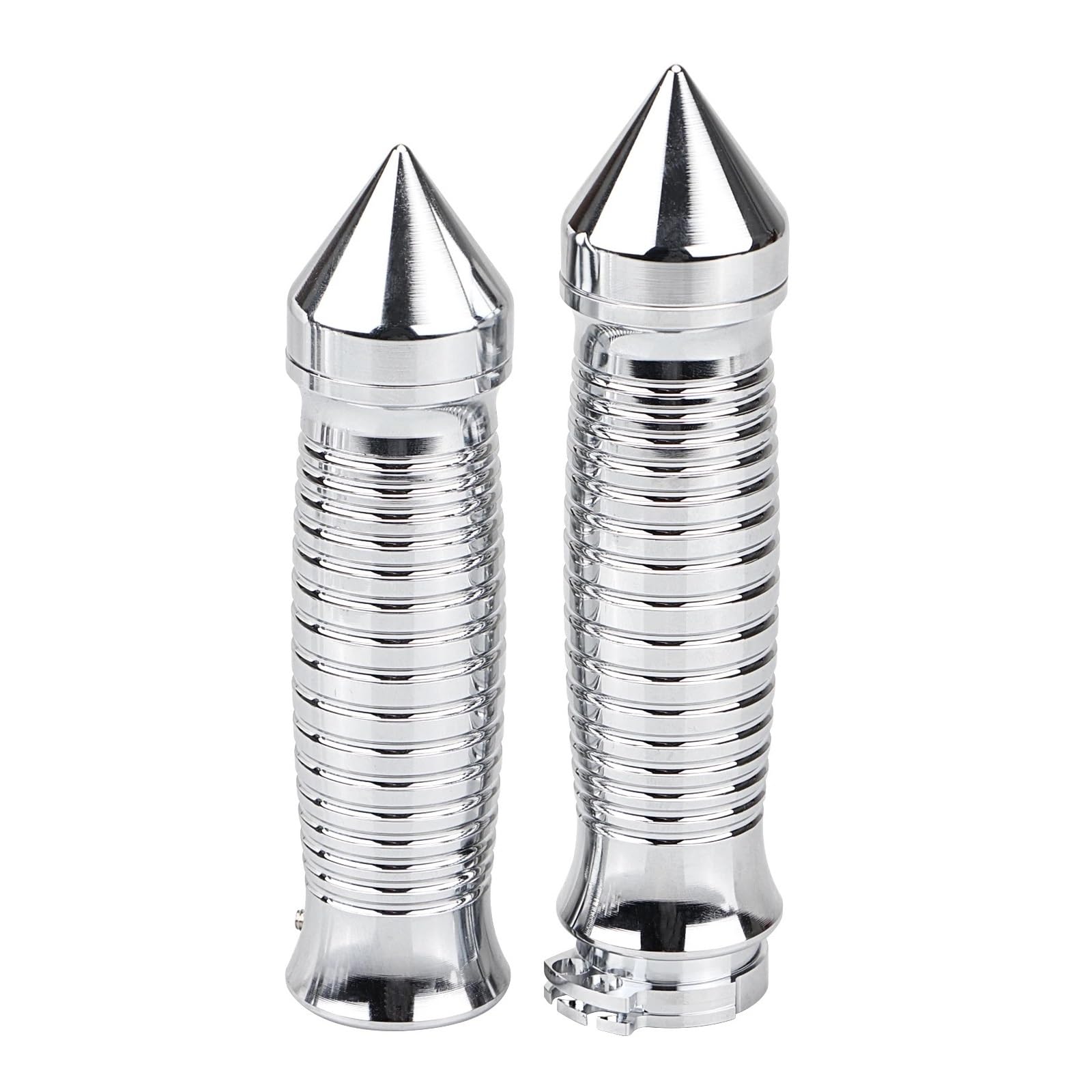 2 pz Moto 1 "Pike Manopole Manubrio Misura Per Har&ley Dyna Street Glide Per Fatbo Softail Springer Sportster 883 1200 V-Rod Manopole manubrio
