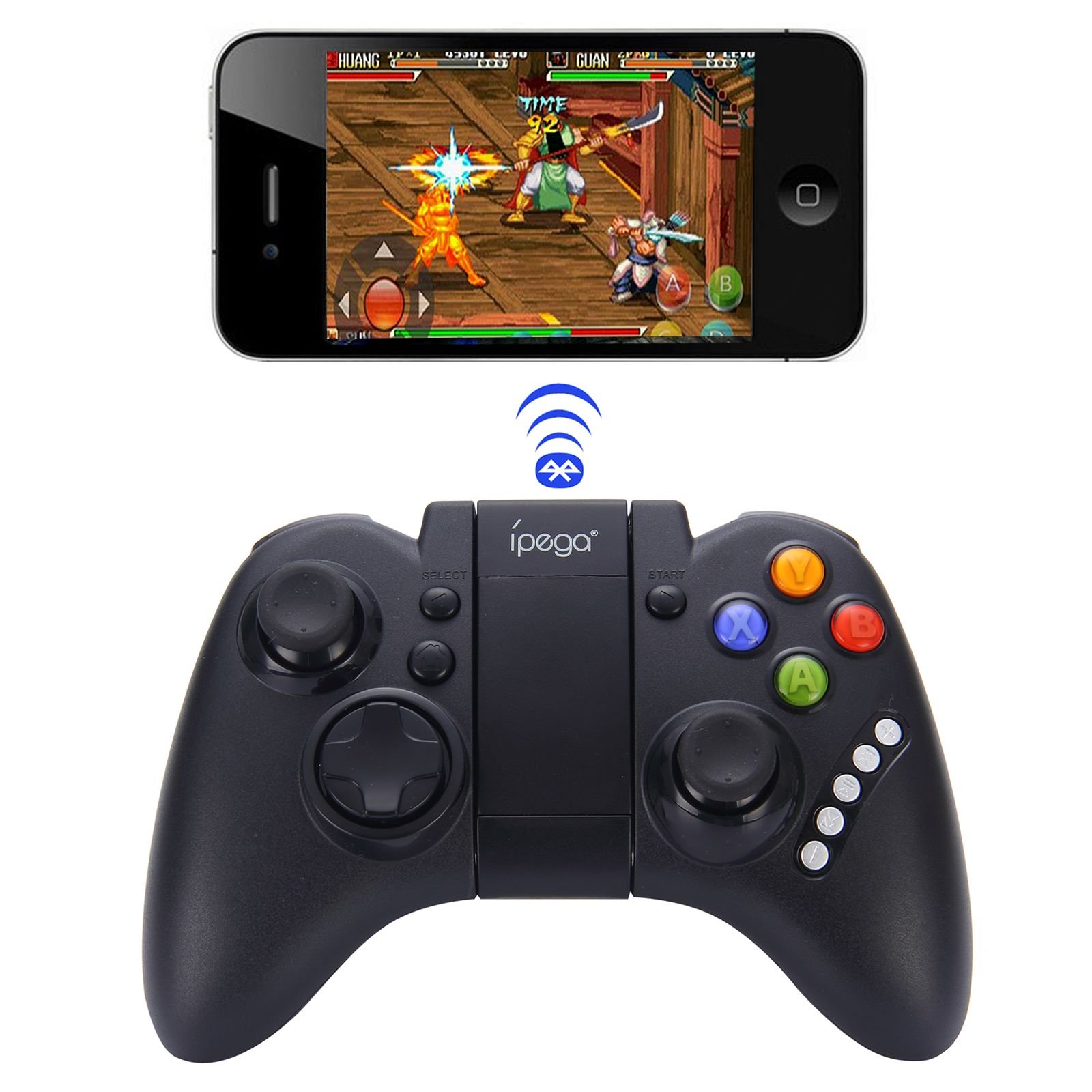 BlastCase Gapo PG-9037 Bluetooth Wireless Classic Gamepad Game Controller (with Mouse Function) for Samsung HTC Moto Addroid Tablet PC, Black