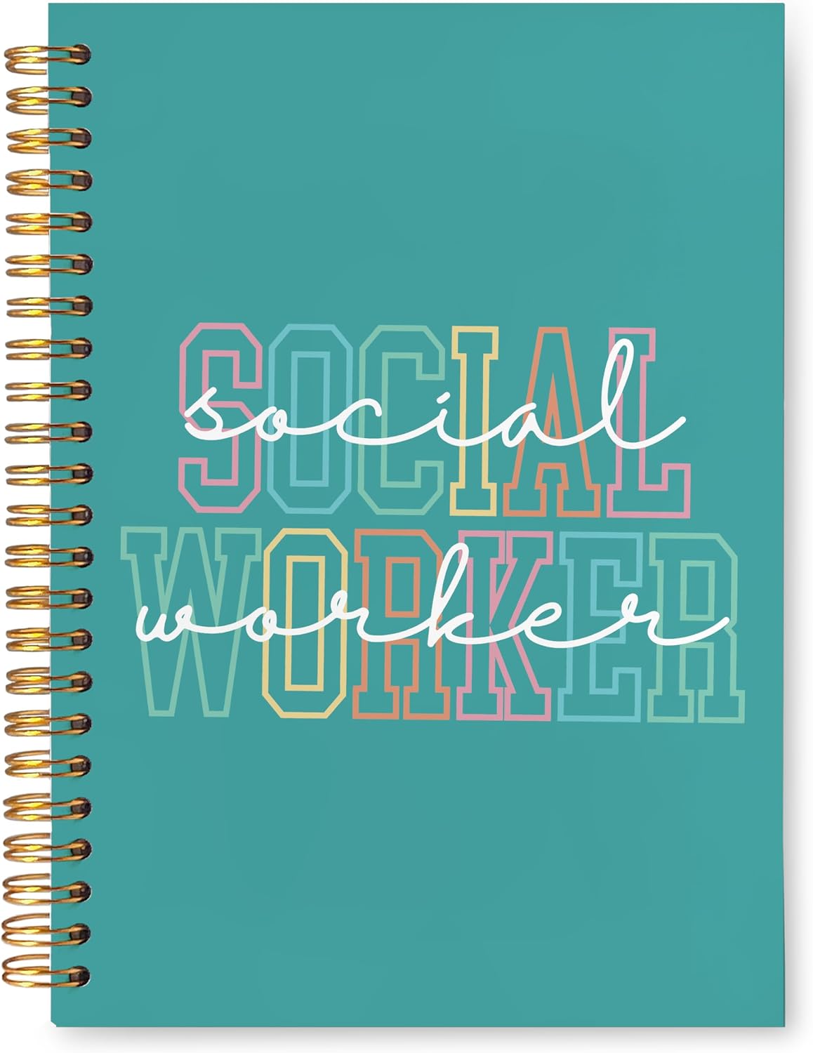 Social Worker Gifts Journal, Social Worker Notebook, School Social Worker Must Haves, Social Worker Gifts for Women, Social Worker Office Decor, Hardcover Spiral Notebook 5.5x8.3 Inch