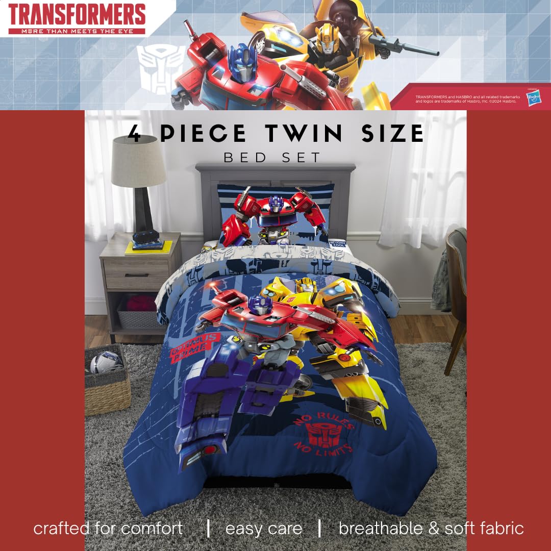Amazon.com: Transformers Optimus Prime Super Soft Comforter and