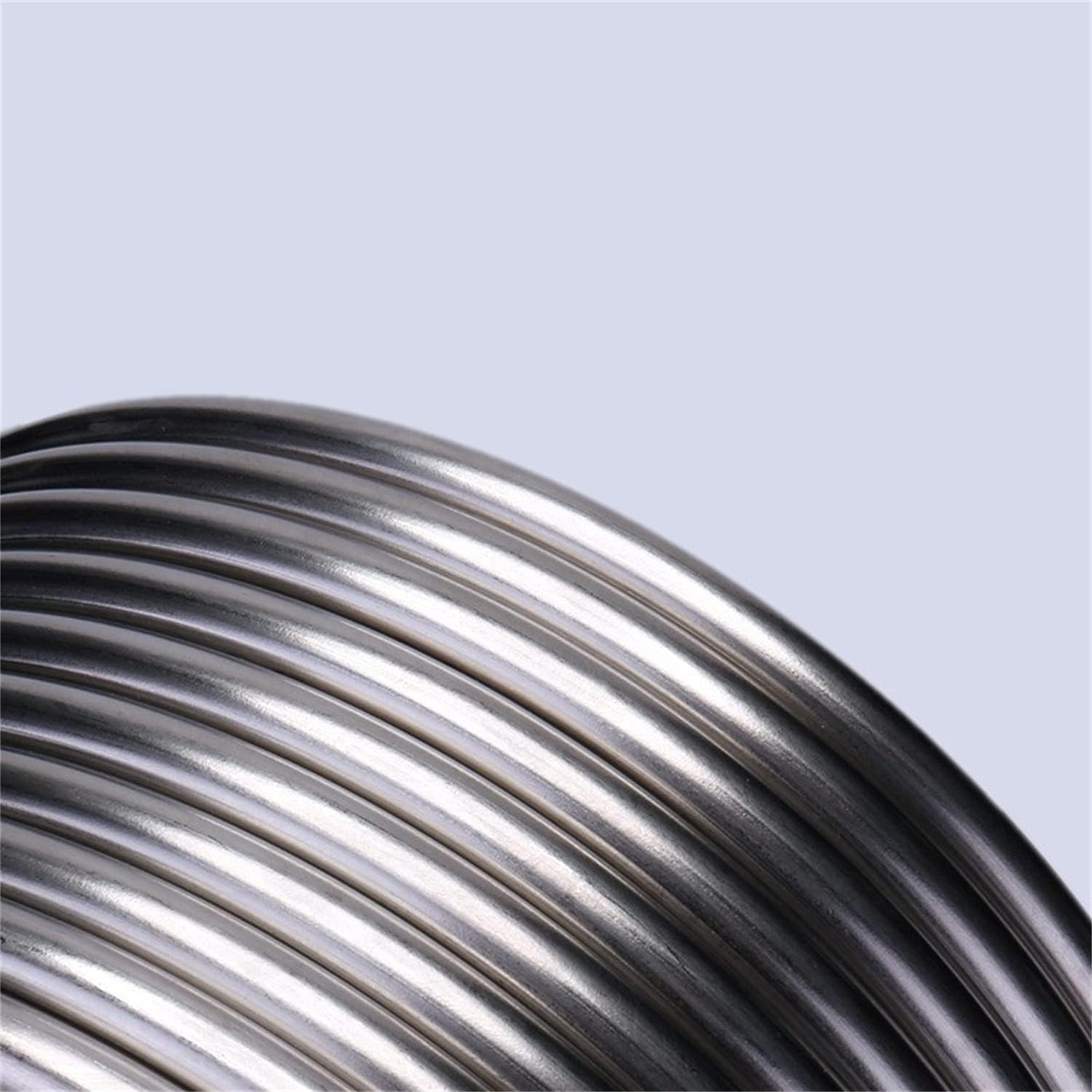 KK5 Immersion Wort Chiller Beer Cooling Coil - 50' Length Food Grade 304 Stainless Steel (OD 0.95cm ID 0.88cm) - Package with 2 * 2M Hoses, Fittings and Faucet Adapter Heavy-duty for Home Brewing