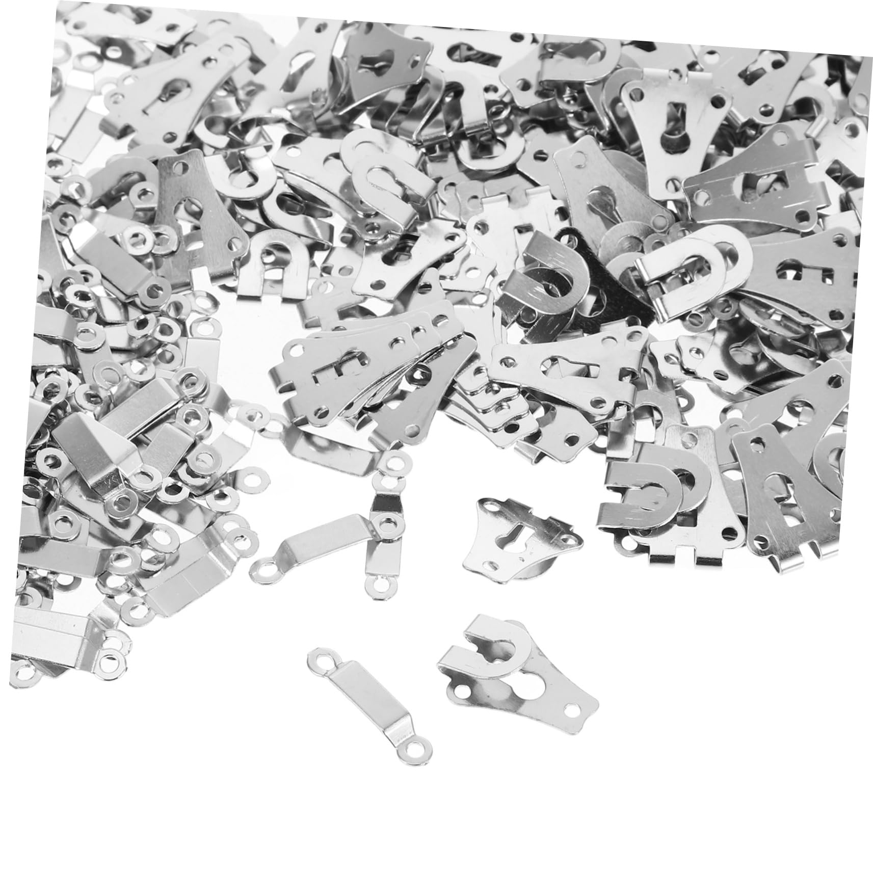 VILLCASE Visible Waist Adjustment Hooks 288pcs Pants Hooks for Waist Stainless Steel Hook and Eye Sewing Kit