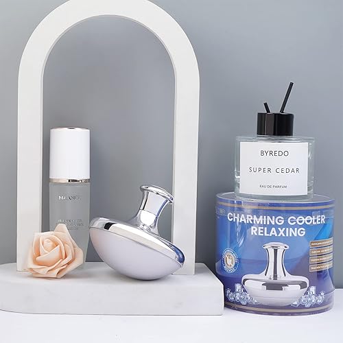 Miniatura 7 de AOLDHYY - Rodillo de hielo para cara y ojos, rodillo facial para hinchazón y ojos hinchados, ojeras, bola de hielo para aliviar el dolor, migraña,