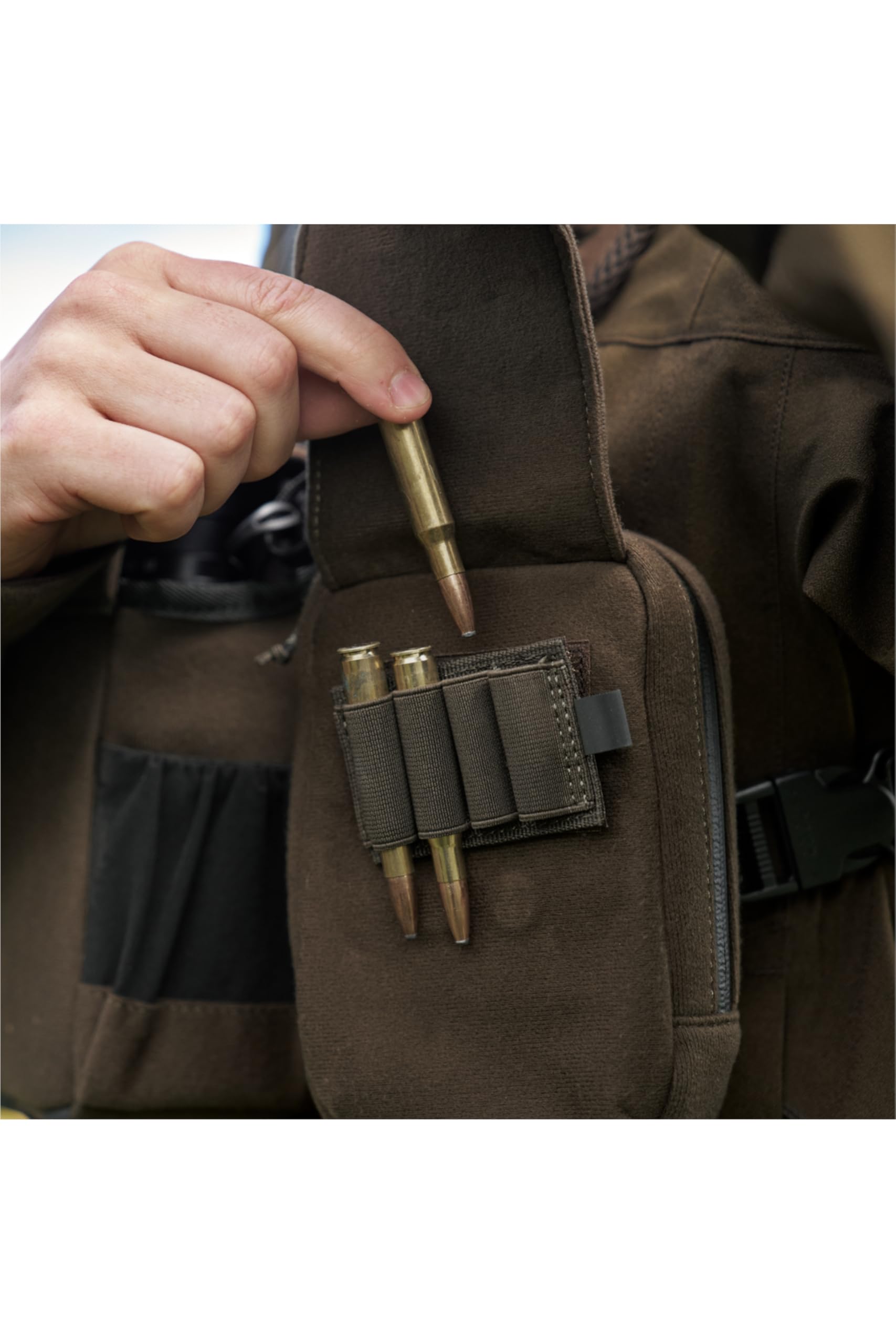 Härkila Utility Pouch – Multifunktionale Jagd-Utility-Tasche mit MOLLE-System – Wasserabweisend & Silent Fernglas-Zubehör-Organizer