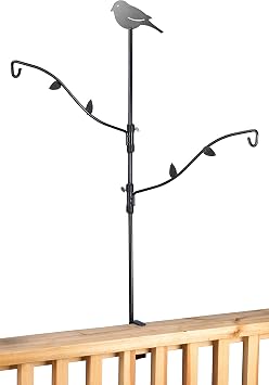 Stokes Select Bird Feeder Metal Deck Pole Kit with Two Adjustable Branches
