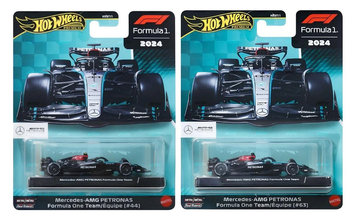 Amazon.com: Hot Wheels Premium Formula 1 2024 Mercedes-AMG