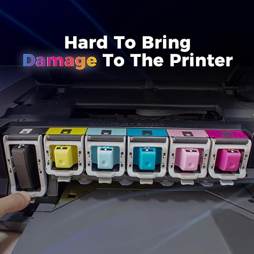 Miniatura 5 de Cartuchos de tinta remanufacturados para HP 02, repuesto para cartuchos de tinta HP 02, funciona para impresora HP PhotoSmart C6280 C7280 8250 D7460