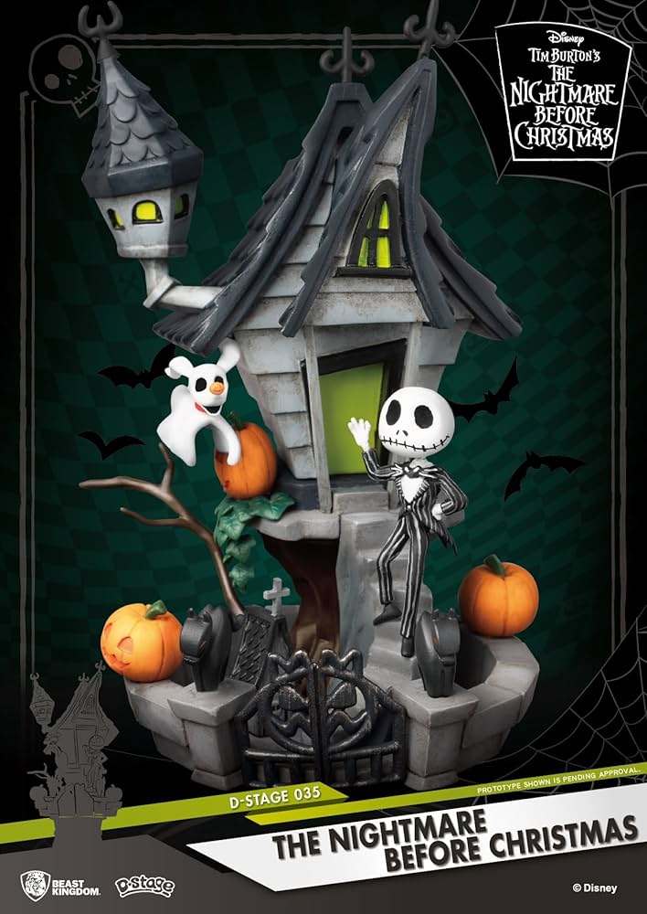 ナイトメア・ビフォア・クリスマス ジャック　HARMONY KINGDOM 限定500個☆ナイトメア ビフォア クリスマス ジャック