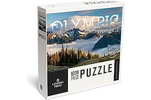 1000 Piece Washington State Puzzle: Olympic National Park, Hurricane Ridge Inversion