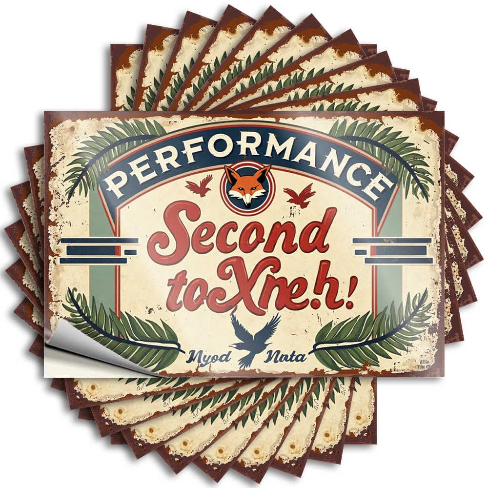 Tattoos Water Feminist Performance: Second to None - A Fox's Tale of Excellence for Gamer - Emo Room Decor Easy Peel Removable(8X12CM)