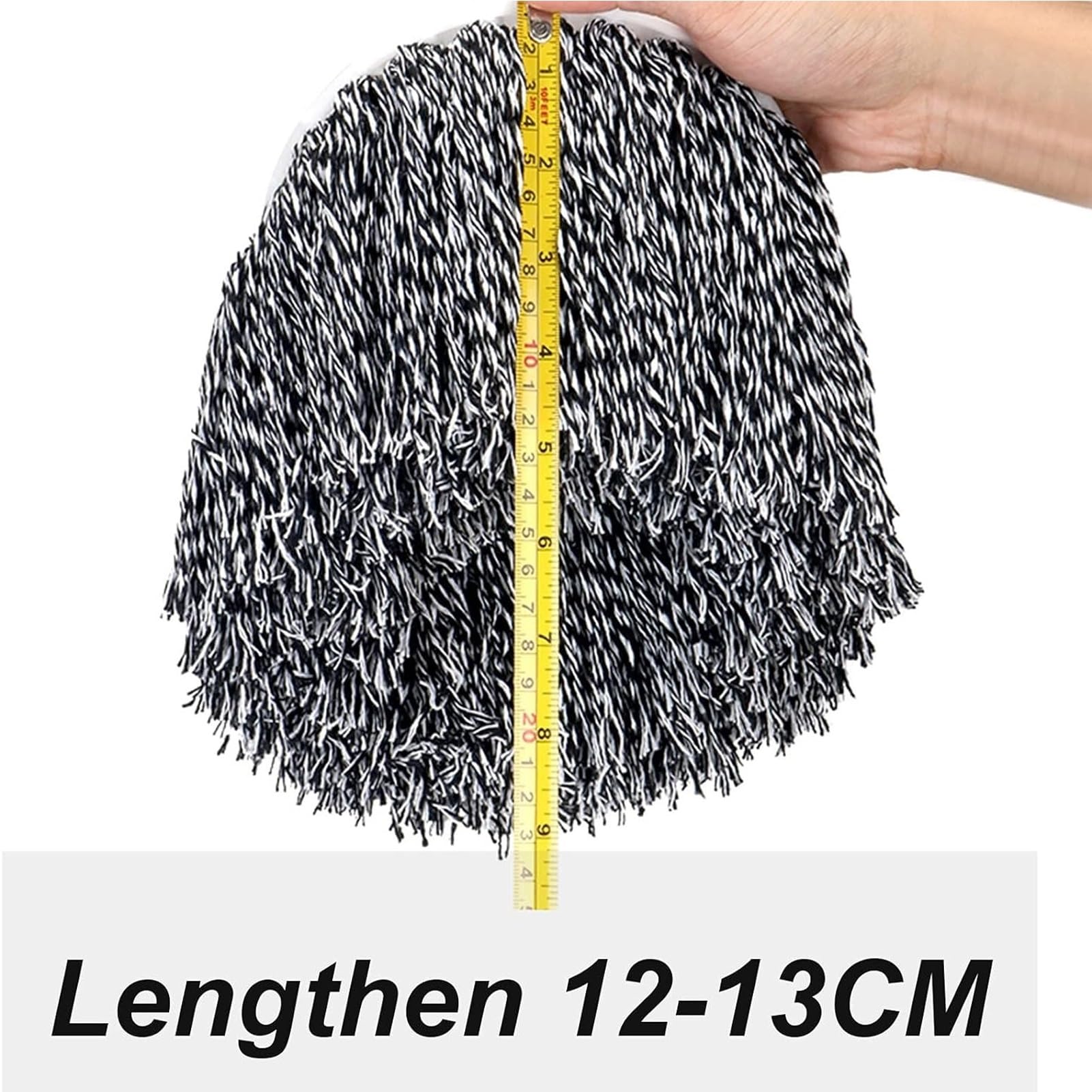 PMBGDER Spin Mop Refill for 360° Cotton Thread Mop Head Replacement - Round Cotton Thread Size Compatible Mop Head for Hardwood,Tile, Marble Floor (Color : B)