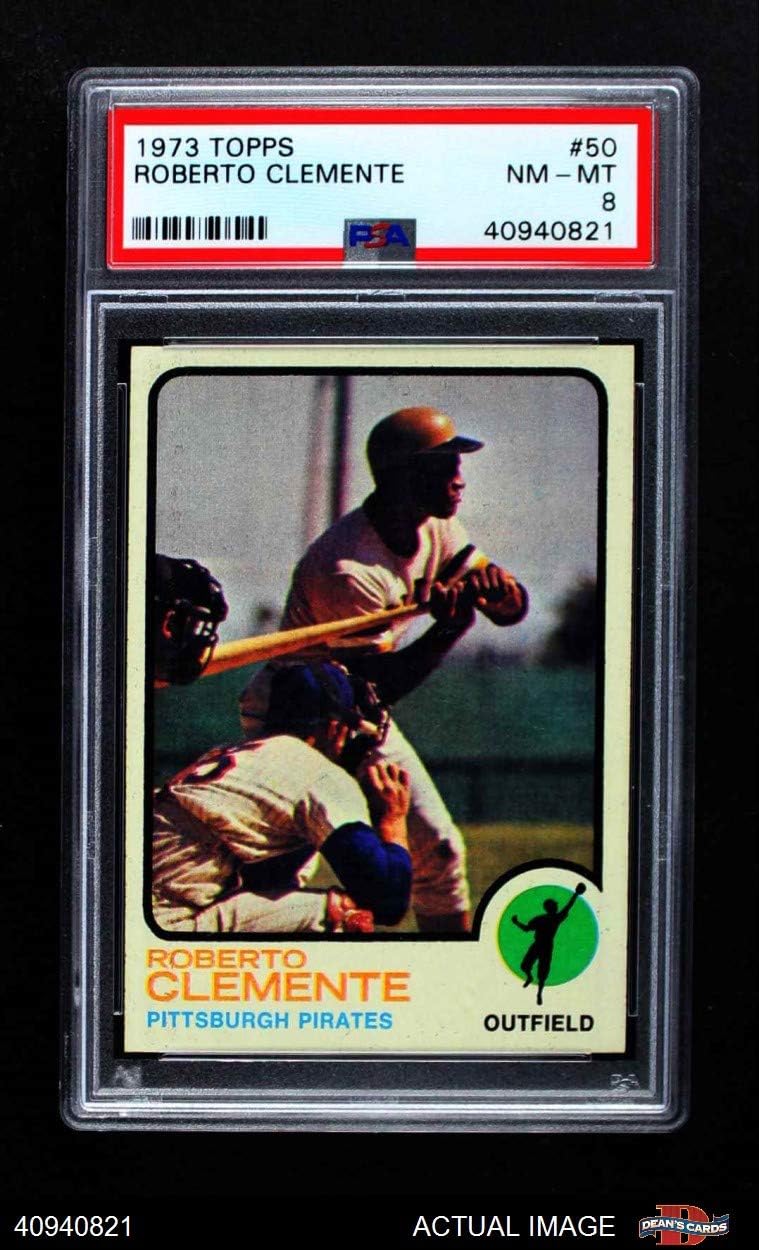 1973 Topps #50 Roberto Clemente PSA 7 Near Mint Pirates