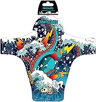 Vista 8 de PF1 - Guardabarros delantero para bicicleta de montaña MTB. Compatible con bicicletas de 24”, 26”, 27,5”, 29”, tamaño grande y bicicletas anchas.