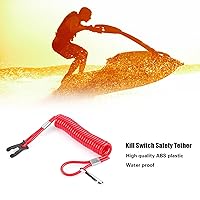 Vista 2 de KIMISS Interruptor de parada de emergencia para motor de barco, para Suzuki fuera de borda de encendido de emergencia interruptor de parada