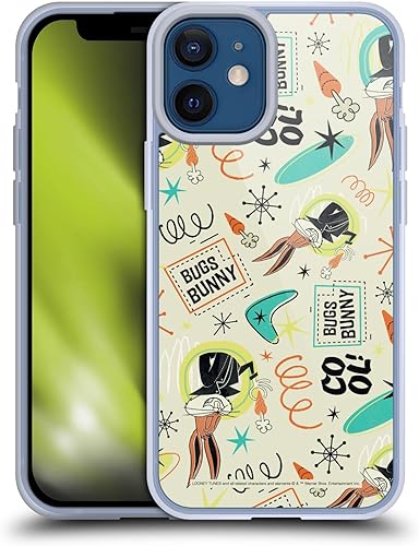 Miniatura 154 de Head Case Designs Funda de gel suave con licencia oficial de Looney Tunes Retro Bugs Bunny compatible con Apple iPhone 11 Pro Max Retro,Blanco y