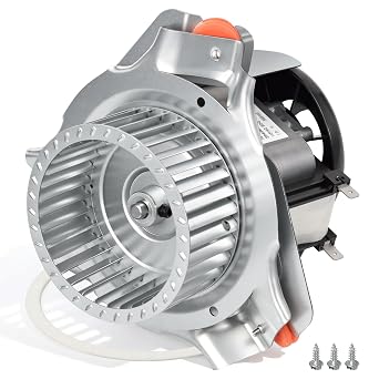 HC21ZE122A, J238-112-11202 Furnace Draft Inducer Motor Kit Compatible with Carrier, Bryant, Payne, and Day & Night Models 326634-401, 347822-763 Exhaust Venter Motor, with Mounting Bracket