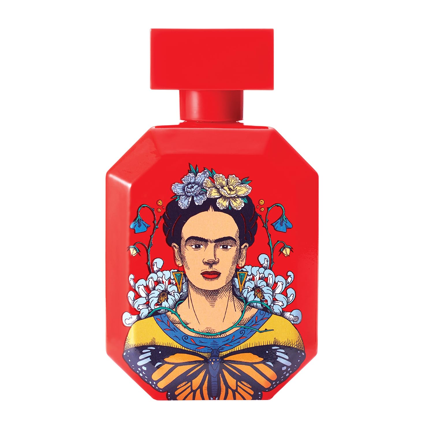 Frida Kahlo Red Eau de Toilette Spray for Women – Warm Floral Scent with Rose, Grapefruit, Jasmine, Vanilla & Cedarwood – Made in USA – Long-Lasting Perfume – 1.7 oz Lacquered Bottle - Image 4