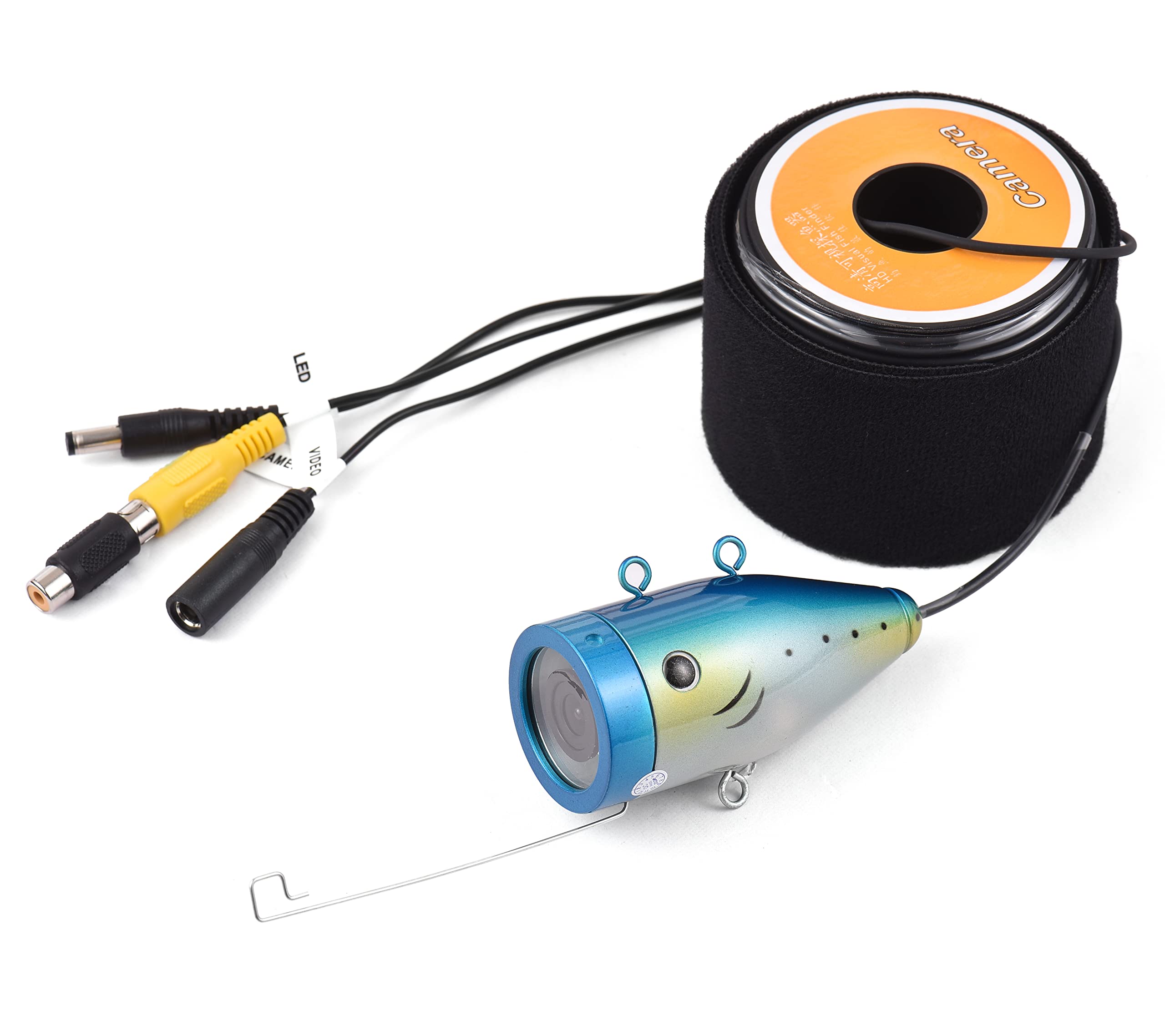 Fotocamera per la pesca sott'acqua, 1200TVL, telecamera subacquea, con 12 LED IR da 7 pollici/9 pollici, display LCD da 15 m/30 m/50 m, cavo IP68, impermeabile, per pesca sul ghiaccio