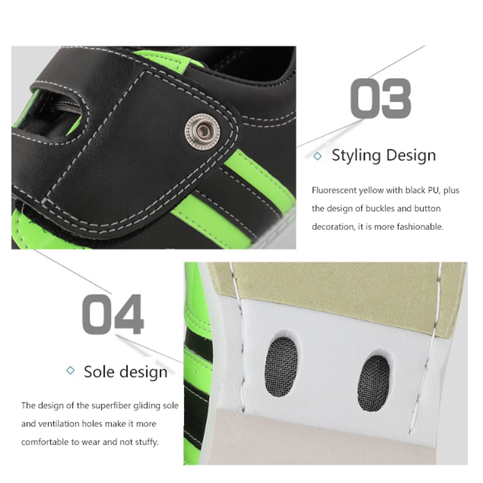 Zapatos De Entrenamiento De Bolos para Césped,Zapato de Bolos Hombres Mujeres Jóvenes,Ligero Antideslizante Zapatillas Deportivas Modernas,para Aficionados y entusiastas Ocasionales.