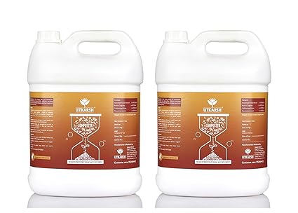 Utkarsh Composter for Quick Decomposition of Organic Waste Into Compost, Bio Waste Decomposer, Accelerate Decomposition of Kitchen, Garden Organic Waste | Set of 2 of 5 Litre; 10 Litre