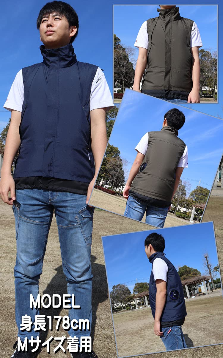 Amazon.co.jp: TioTioプレミアム SKITTO WSP 空調ベスト(ファンなし