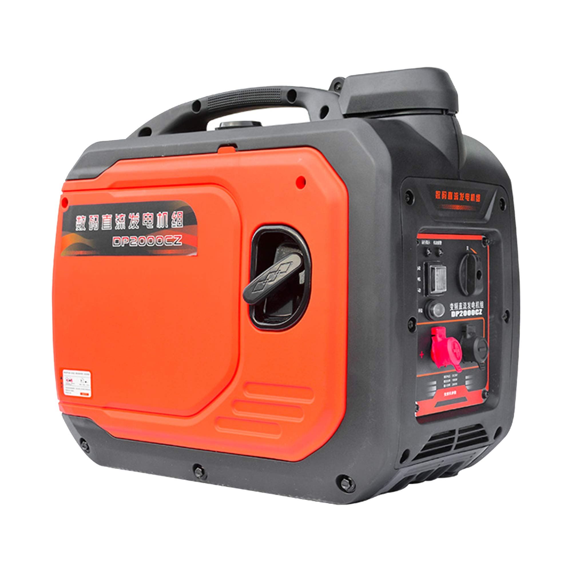 TGHY Generatore di Corrente Inverter da 2000 Watt Generatore 24V DC Alimentato a Benzina Alimentazione Aria Condizionata per Parcheggio Camion