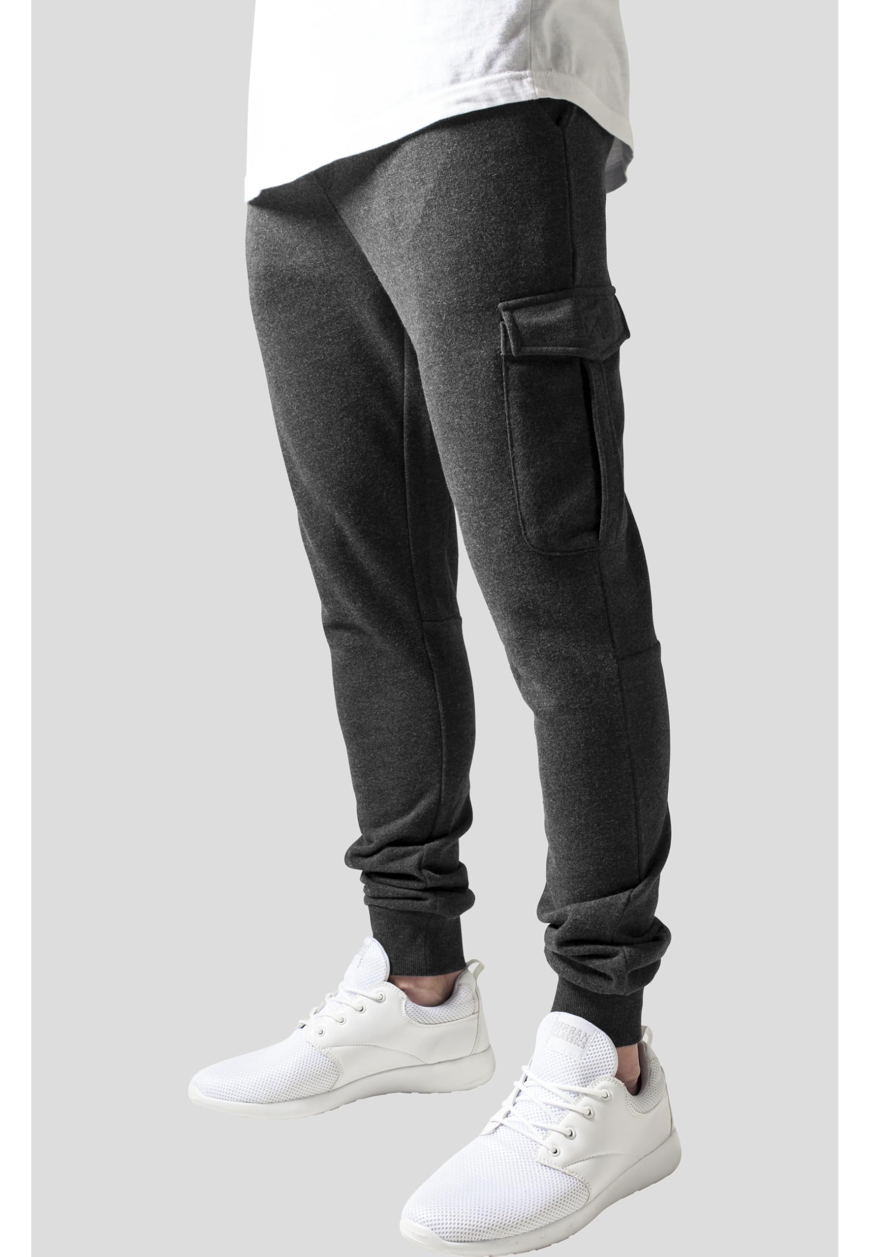 Urban Classics Dopasowane Spodnie Cargo - Spodnie Mężczyźni