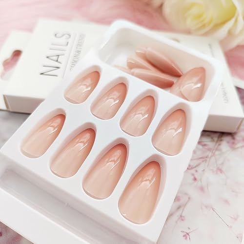 Miniatura 166 de Uñas postizas medianas a presión con lazos 3D, diseño de diamantes de imitación, punta francesa, pegamento brillante en las uñas acrílicas blancas