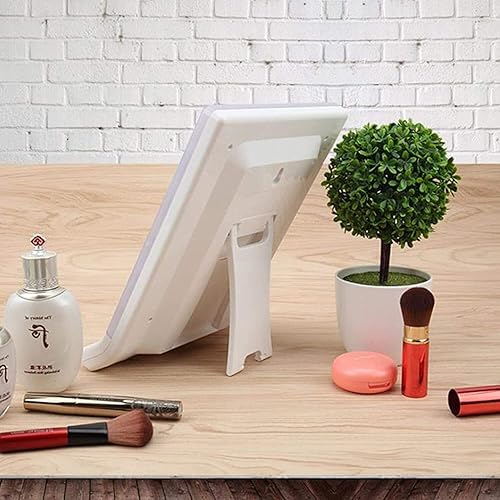 Miniatura 5 de Espejo de mesa de maquillaje, espejo de escritorio con luz, espejo de montaje en pared, espejo de belleza, fuente de alimentación USB, espejo de
