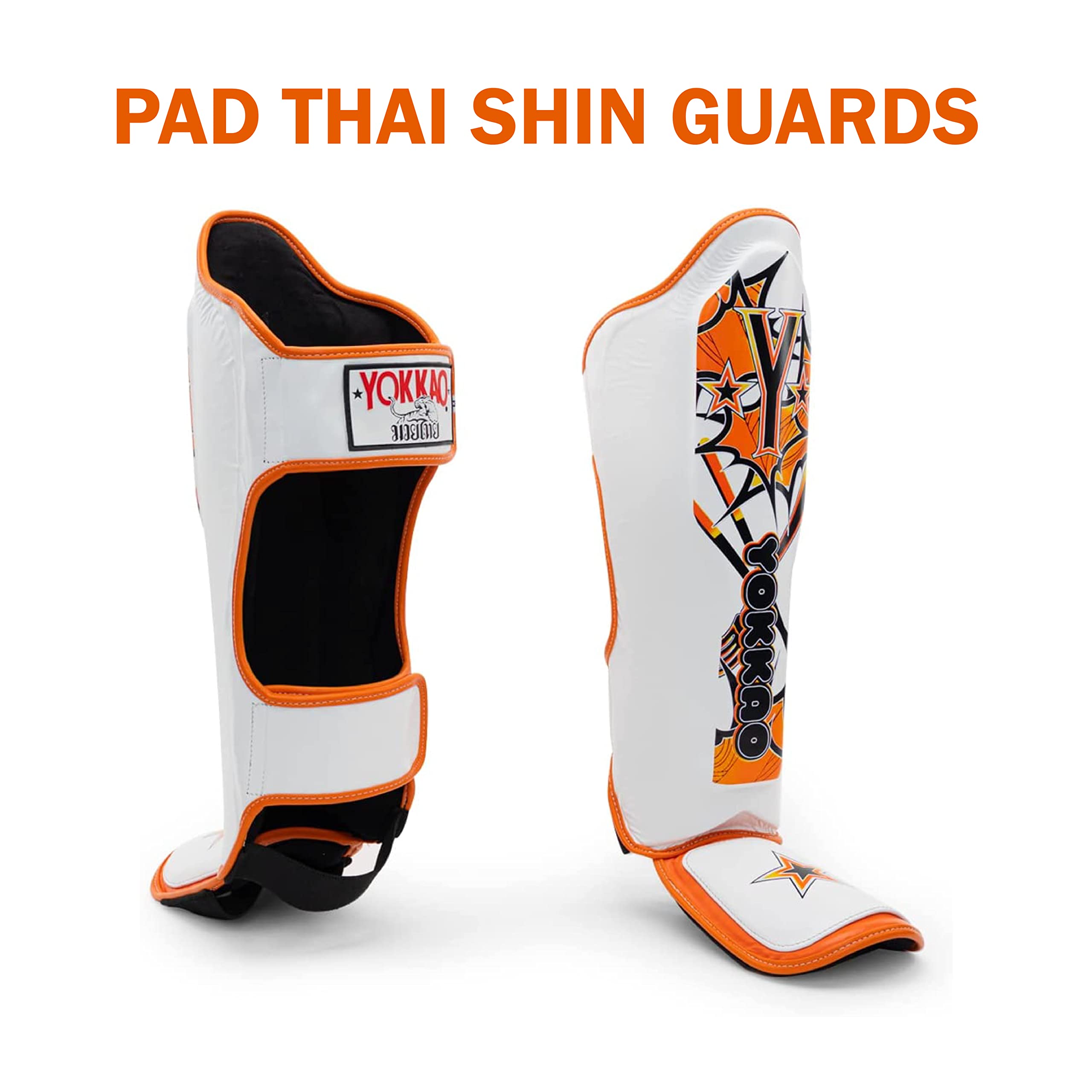 YOKKAO Parastinchi Muay Thai Designer - Protezione superiore e supporto per Muay Thai, Kickboxing e MMA - Qualità premium e design elegante per tutti i livelli di abilità