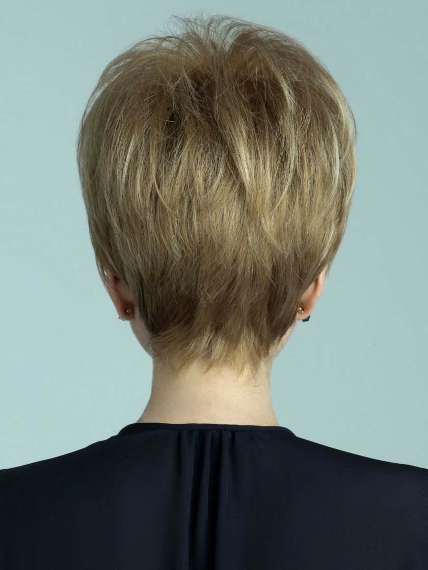 New Addition Topper Color Harvest Gold - Noriko Wigs Women's Short Top Piece Smooth Layers Straight Crown Volume