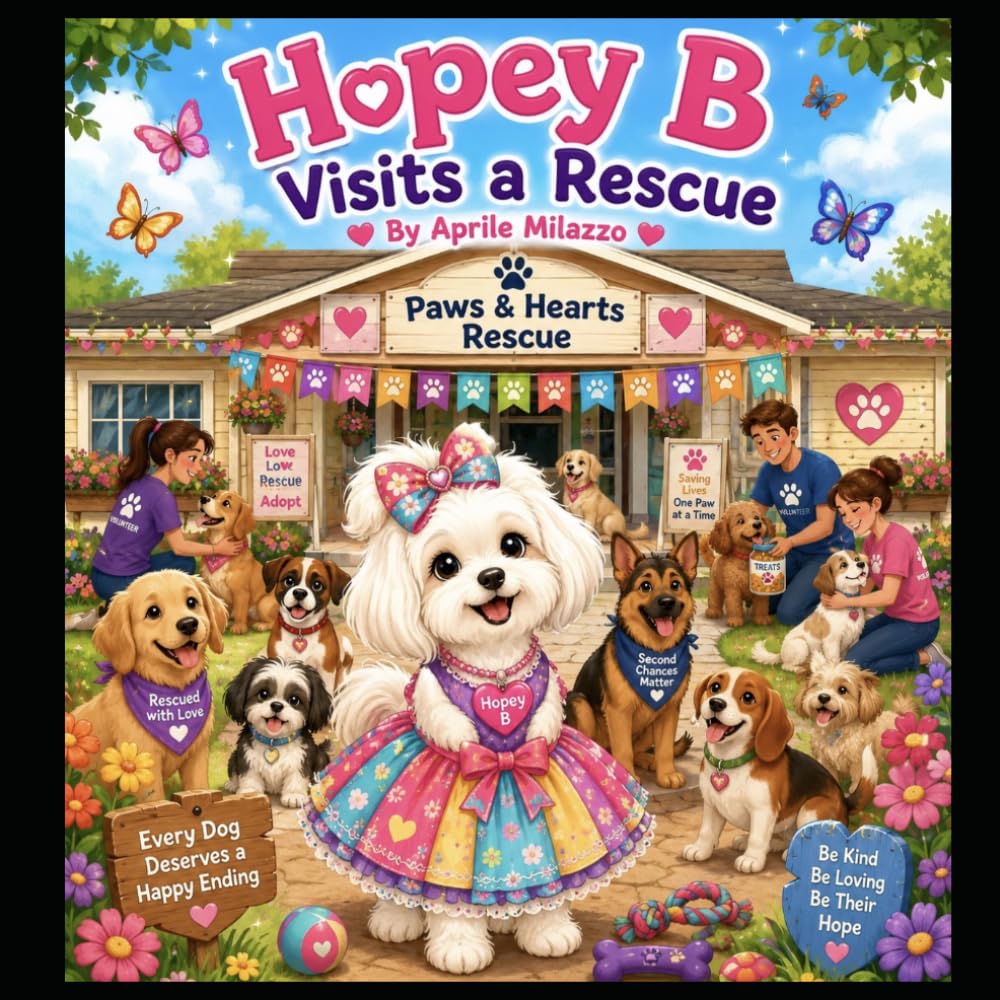 Hopey B Visits a Rescue: A heartwarming story about kindness, second chances, and helping pups in need. (The Pawsitivity Adventures of Lil Hopey B)