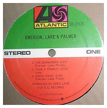 ELP Emerson, Lake & Palmer UKオリジナル ELP's debut: a bombastic orgy of keyboards, thunderous drums