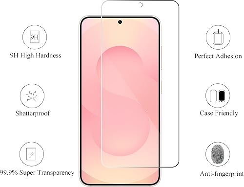 Miniatura 8 de Ailun Protector de pantalla para Galaxy S23+  S23 Plus 6.6 pulgadas Paquete de 3 + 3 unidades de lente de cámara de vidrio templado desbloqueo de