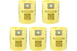 FDHF Replacement Vacuum Bags for Shopvac 5-8 Gallon Vacuum