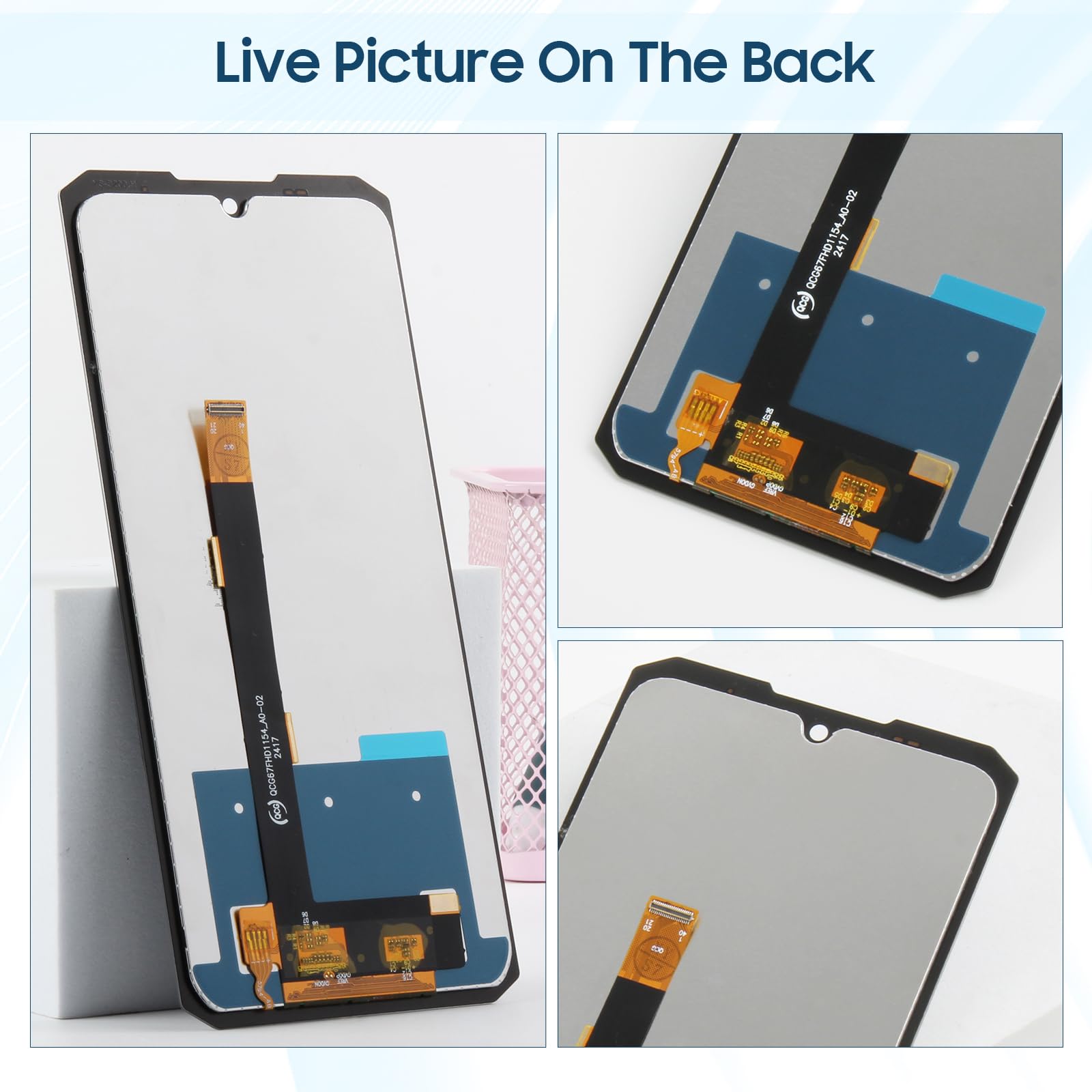 ARSSLY Schermo LCD per Doogee S200 LCD Display per Doogee S200 Schermo di Ricambio Digitalizer Touchscreen Assembly con Riparazione, Nero