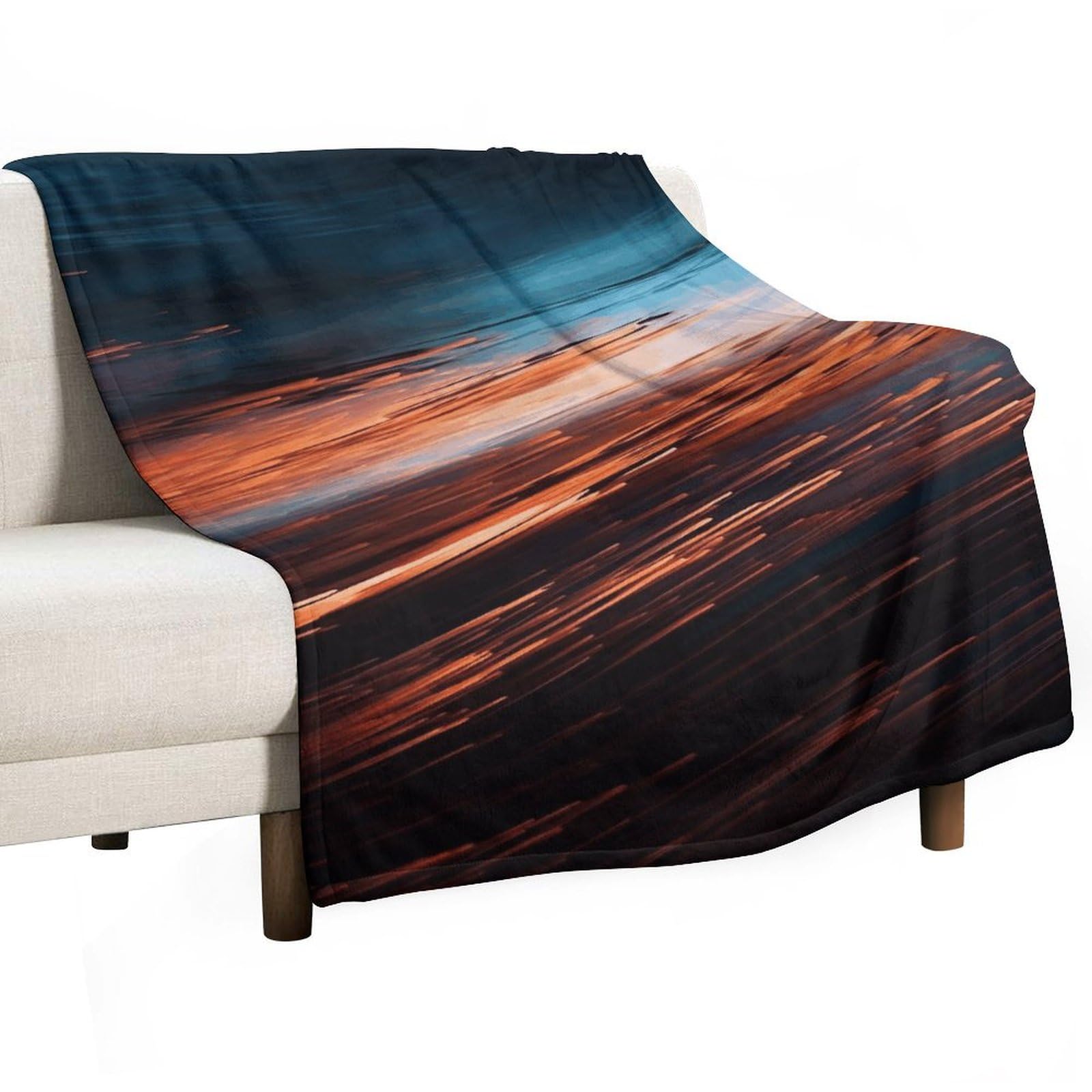 Couverture flanelle douce imprimée pour soirées cocooning et nuits fraîches