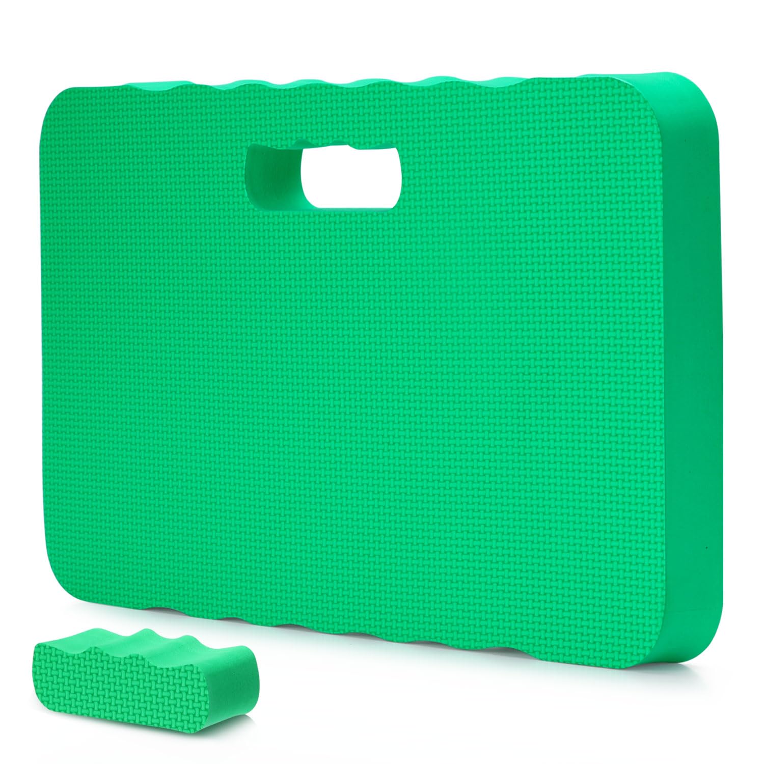 Ohuhu Kniekissen Sitzkissen Mehrzweckkissen ideal für Arbeiten im Garten, Haus und Werkstatt - Premium Knieschoner, Knie-Matte, Sitz-Unterlage, Blau, 43 x 28 x 4 cm