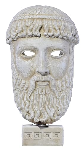 Zeus Father King of Gods Bust Head Greek Statue Sculpture