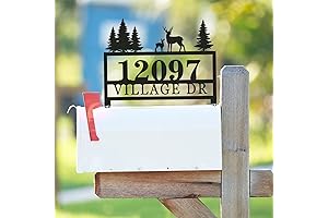 Personalized Mailbox Topper Address Plaque: Craft Your Unique Mailbox Identity