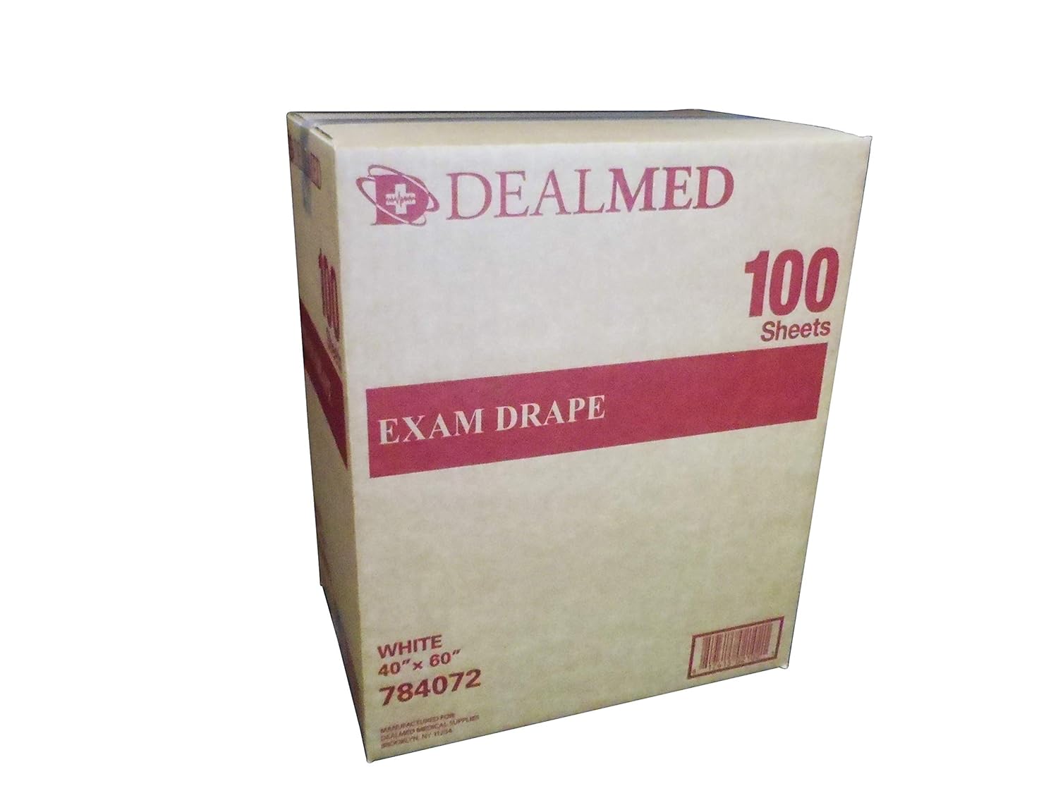 Dealmed Drape Sheets – 100 Count of 2-Ply Drape Sheets, White Material, Perfect for Hospitals, Medical Facilities, and Physicians’ Offices, 40" x 60" : Home & Kitchen