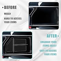 Vista 6 de BestEvMod Organizador de consola central compatible con Kia EV6 2025 2022-2024, bandeja de accesorios, accesorios interiores, caja de almacenamiento