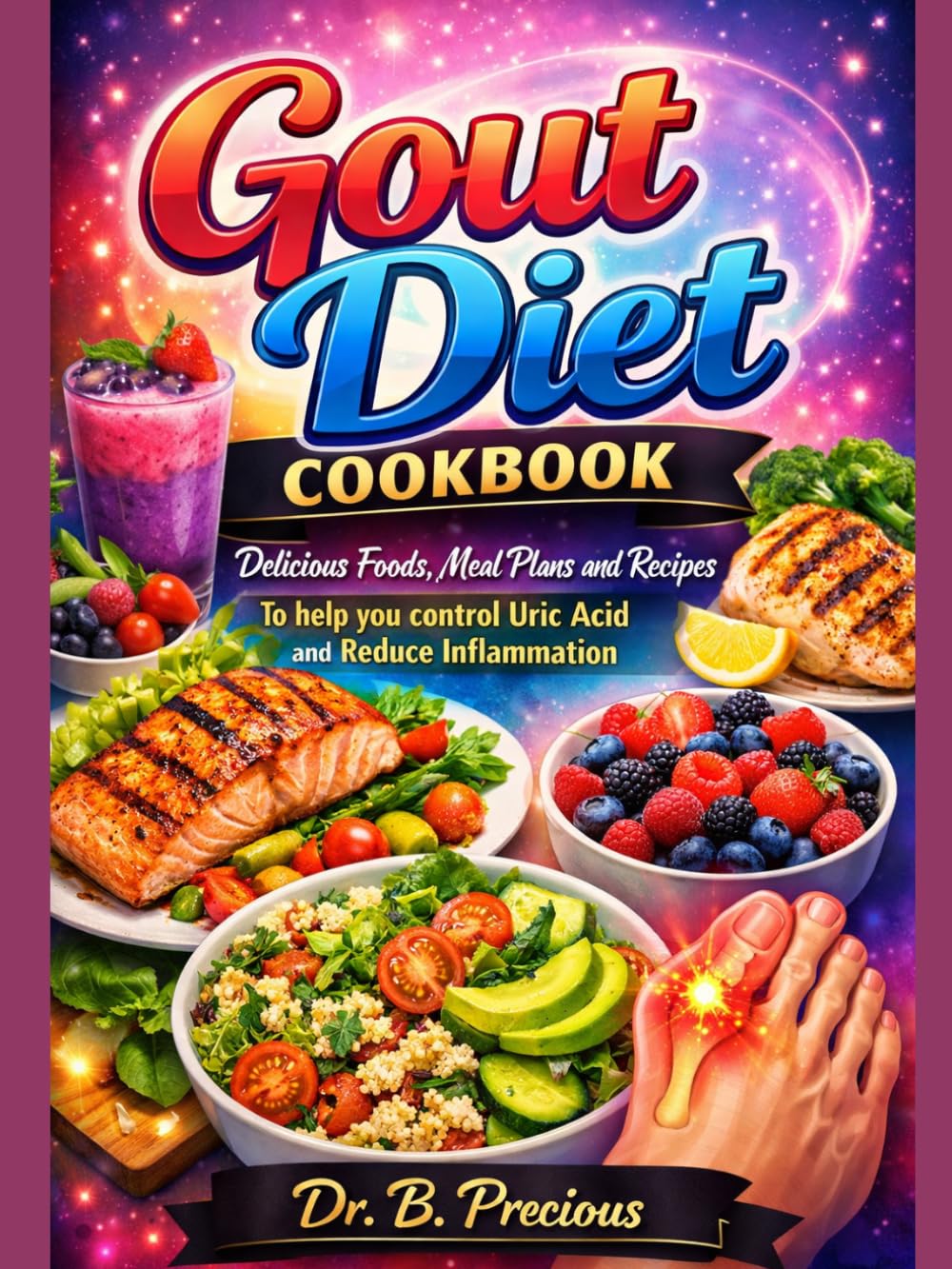 Gout Diet Cookbook: Delicious Foods, Meal Plans and Recipes To help you control Uric Acid and Reduce Inflammation